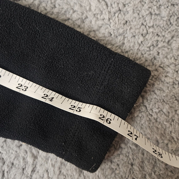 VTG North Face Women's Jacket Extra Small Black Fleece Hood Waffle Lining - Picture 12 of 16